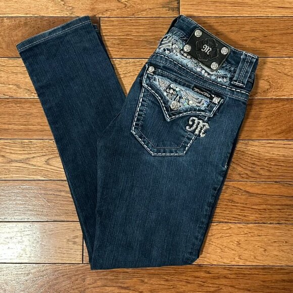 Miss Me Easy Skinny Jeans Size 26 Style #JES758ESR - Picture 3 of 15